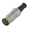 Rean NYS322G Rean DIN-Stecker 5polig, vergoldete Kontakte
