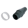 Neutrik BXX-CR Neutrik XLR-Stecker XX-Serie Kabelverschraubung sw., Ring transp