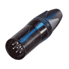 Neutrik NC6MXX-BAG Neutrik XLR-Stecker XX-Serie 6pol male, versilberte Kontakte, schwarz