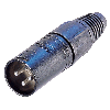Neutrik NC7MX-BAG Neutrik X-Serie XLR-Stecker 7pol male, schwarz, Kontakte vers.