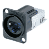 Neutrik NE8FDY-C6-B Neutrik EtherCon D-Serie Cat6 IDC schwarz