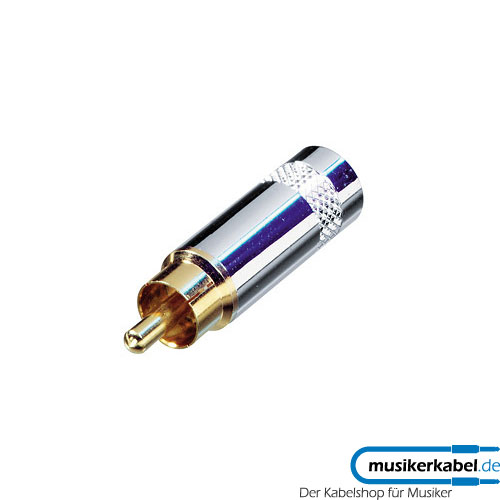 Rean NYS352G Rean Cinchstecker, vergoldete Kontakte