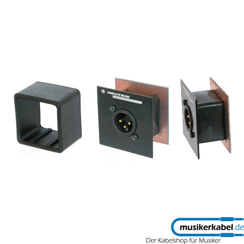 Neutrik SFAV Neutrik XLR-Buchse A-Serie, B-Serie Gummirahmen für vert. PCB