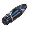 Neutrik NC5FXX-B Neutrik XLR-Stecker XX-Serie 5pol female, vergoldete Kontakte, schwarz