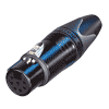 Neutrik NC7FXX-BAG Neutrik XLR-Stecker XX-Serie 7pol female, versilberte Kontakte, schwarz