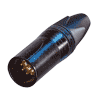 Neutrik NC7MXX-B Neutrik XLR-Stecker XX-Serie 7pol male, vergoldete Kontakte, schwarz