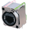 Neutrik NE8FBH-LED Neutrik etherCON RJ45-Buchse, B-Serie, horizontale Printmontage, geschirmt, LEDs