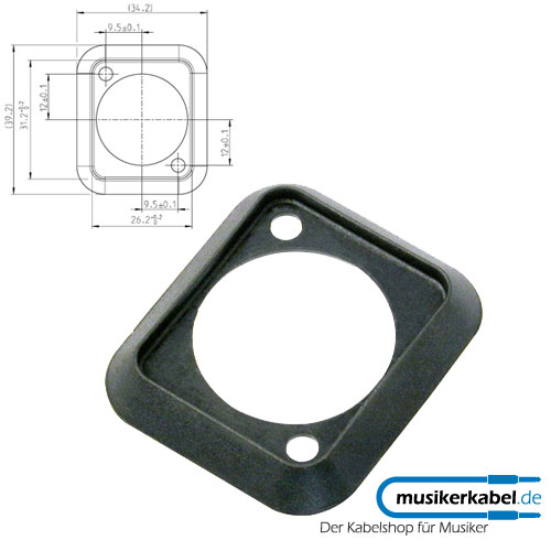 Neutrik SCDP-4 Neutrik Dichtung, Farbkodiert D-Serie gelb