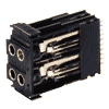 Neutrik NJ3TTA-4-HNT Neutrik Easy Patch NPPA-TT Block half normalled top