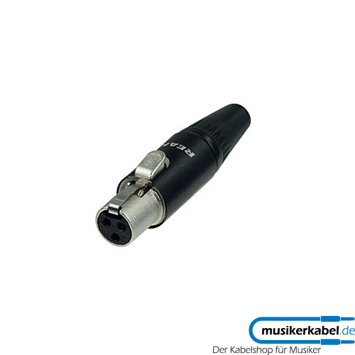 Rean RT3FC-B Rean tiny XLR-Stecker 3pol female