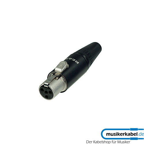 Rean RT4FC-B Rean tiny XLR-Stecker 4pol female