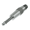 Rean NYS224C-0 Rean Klinkenstecker 6,3mm mono, schwarzer Ring