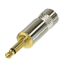 Rean NYS226G Rean Klinkenstecker 3,5mm mono, vergoldete Kontakte