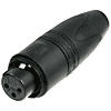 Neutrik NC3FXX-HD-B Neutrik XLR-Stecker XX-HD-Serie 3pol. female schwarz