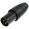 Neutrik NC3MXX-HD-B Neutrik XLR-Stecker XX-HD-Serie 3polig male schwarz