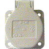 PCE 105-0g PCE 105-0g Schuko-Dose P-Nova IP44 rückw. Anschluß grau