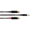 Cordial CFY 3 WCC Cordial FAIR LINE Klinke 3,5mm stereo, 2x Cinch 3,0m