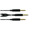 Cordial CFY 0,3 PPP Cordial Fair Line Y-Adapter Klinke 6,3mm mono an 2x Klinke 6,3mm mono