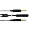 Cordial CFY 0,3 GPP Cordial Fair Line Y-Adapter Klinkenkupplung 6,3mm mono an 2x Klinke 6,3mm mono