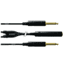 Cordial CFY 0,3 VKK Cordial Fair Line Y-Adapter Klinke 6,3mm stereo an 2x Klinkenkupplung 6,3mm stereo