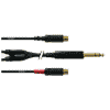 Cordial CFY 0,3 VEE Cordial Fair Line Y-Adapter Klinke 6,3mm stereo an 2x Cinchkupplung links, rechts