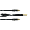 Cordial CFY 0,3 PCC Cordial Fair Line Y-Adapter Klinke 6,3mm mono an 2x Cinchstecker