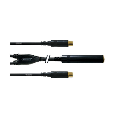 Cordial CFY 0,3 GEE Cordial Fair Line Y-Adapter Klinkenkupplung 6,3mm mono an 2x Cinchkupplung