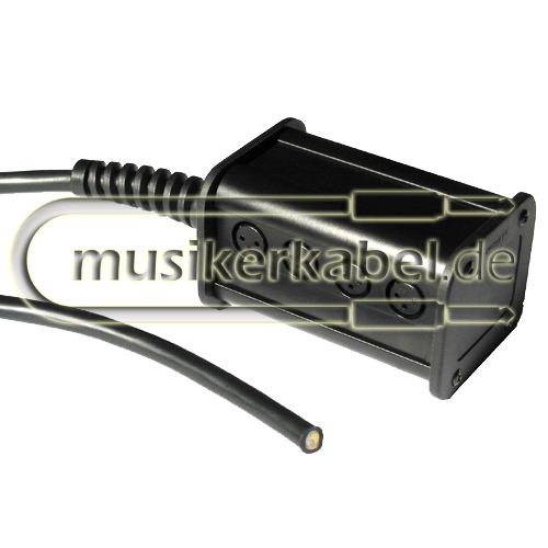 Musikerkabel.de R000062 Neutrik Stagebox 8/0 C, Sommer cable Mistral, offen, 5m