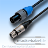 Musikerkabel.de R000172 Speakonstecker 2pol an XLR-Stecker 3pol fem. Neutrik 25cm 2,5qmm