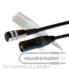 Musikerkabel.de R000209 DIN-Kupplung 3pol. M16-Verr. an XLR-Stecker, hochwertig, 7,5m
