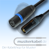 Musikerkabel.de R000237 XLR-Stecker 3pol. male, Speakonstecker female, 25cm, 2,5qmm