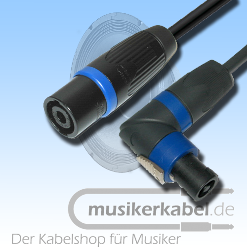 Musikerkabel.de R000239 Speakonstecker fem. gew. an Speakonstecker male 4x 4qmm 25cm