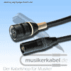 Musikerkabel.de R000331 Mikrofonkabel DIN45599 G (Großtuchel 7pol) an XLR (DIN45599 I) 10m