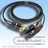 Musikerkabel.de R000958 Stereokabel 2x Cinch - 2x XLR female 1,0m