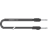 Sommer cable TRTR-0060-SW Sommer Cable Tricone Gitarrenkabel 2x Klinke 0,6m schwarz