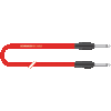 Sommer cable TRTR-0090-RT Sommer Cable Tricone Gitarrenkabel 2x Klinke 0,9m rot