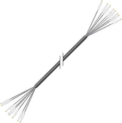 Sommer cable SL16-2S-1000 Mistral, 16x Klinke 6,3mm stereo, 10m, Amphenol-Stecker