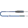 Sommer cable GO2H-0025-BL Klinke 6,3mm stereo an TT-Phone stereo, 0,25m blau
