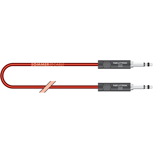 Sommer cable GO2T-0050-RT B-Gauge stereo an B-Gauge stereo, 0,5m rot