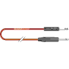 Sommer cable GO2R-0050-RT B-Gauge stereo an Klinkenstecker 6,3mm stereo, 0,5m rot