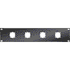 Sommer cable PBSP4X2 19Zoll 2HE Anschlußblende für 4x Speakon rund oder EP