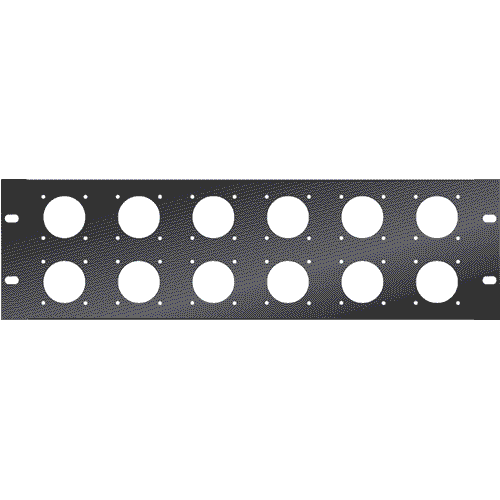Sommer cable PCSH12X3 19Zoll 3HE Anschlußblende für 12x Schkodose