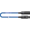 Sommer cable BY28-0010-234-BL Sommer Cable DMX-Kabel XLR 3pol male - XLR 5pol female, 0,1m bl.
