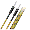 Sommer cable CQ19-1000-TY Vintage-Style Classic Guitarcable tweed-yellow 10m