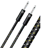 Sommer cable CQ19-0300-SW/WS Vintage-Style Classic Guitarcable black-white 3m