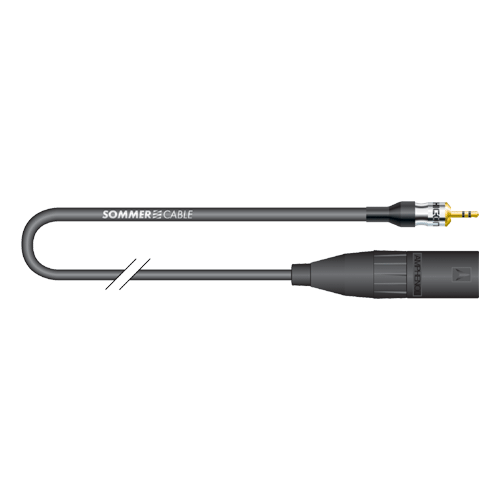 Sommer cable SG9V-0025-SW Sommer Cable Club Series Klinke 3,5mm st., XLR 3pol. m. 0,25m sw