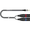Sommer cable ON9V-0250-SW Sommer Cable Onyx Klinke 3,5mm stereo an 2x XLR male, 2,50m