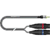 Sommer cable ON9U-0500-SW Sommer Cable Onyx Klinke 3,5mm stereo an 2x XLR female, 5,00m