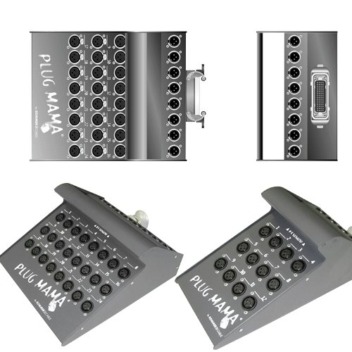 Sommer cable PXPR-Z16/04 Sommer Cable Plug Mama MKII 16 in, 4 out, Multipin 72 male, zentrale Masse