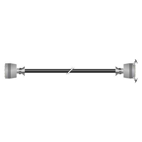 Sommer cable MBMS12/04-10 Sommer Cable 12/04 Multipin072 male/fem. zentr. Masse FMC 10m